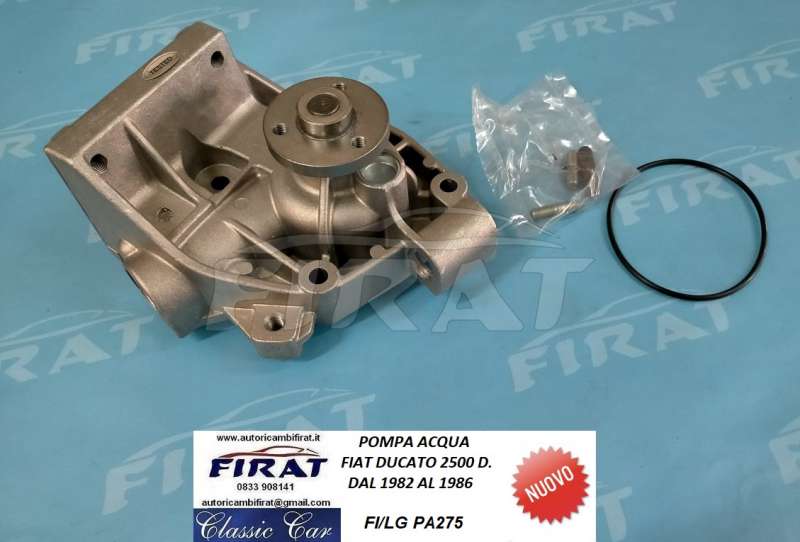 POMPA ACQUA FIAT DUCATO 2500 D 82 - 86 (PA275)